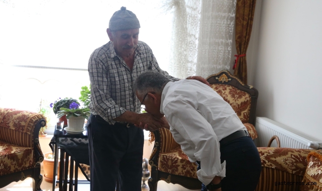 Başkan Büyükkılıç'tan Şehit Babalarına "Babalar günü kutlu olsun" ziyareti!