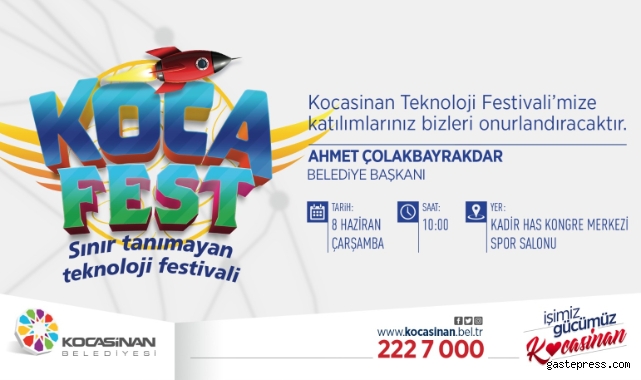 Başkan Çolakbayrak'dan Kocafest festivali'ne davet!