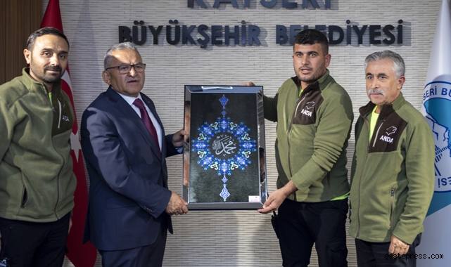 Başkan Memduh Büyükkılıç, Anda Kayseri Ekibini Ağırladı!