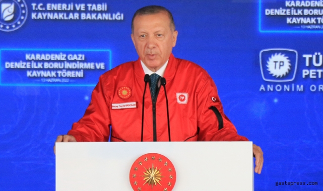 Cumhurbaşkanı Erdoğan: 'İlk gaz 2023'te sistemde olacak'