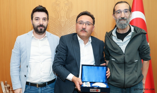 Gastepress.com'dan Kayseri Valisi Çiçek'e hoş geldin ziyareti!
