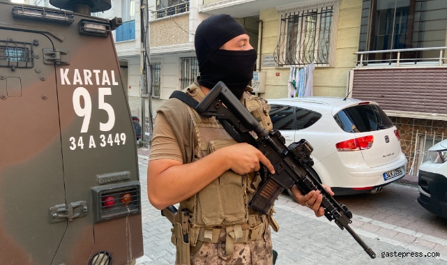 İstanbul'da uyuşturucu tacirlerine helikopter destekli eş zamanlı operasyon!