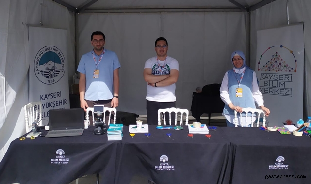 Kayseri Bilim Merkezi, Konya Bilimfest’te ilgi odağı oldu!