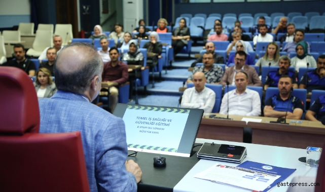Kayseri Büyükşehir'de "Temel iş sağlığı ve güvenliği" eğitimi düzenlendi!