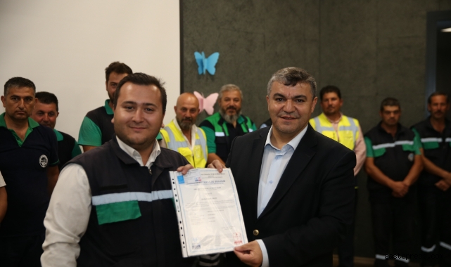 Kayseri Büyükşehir personeline 'Orman Yetiştirme ve Bakım' sertifikası!