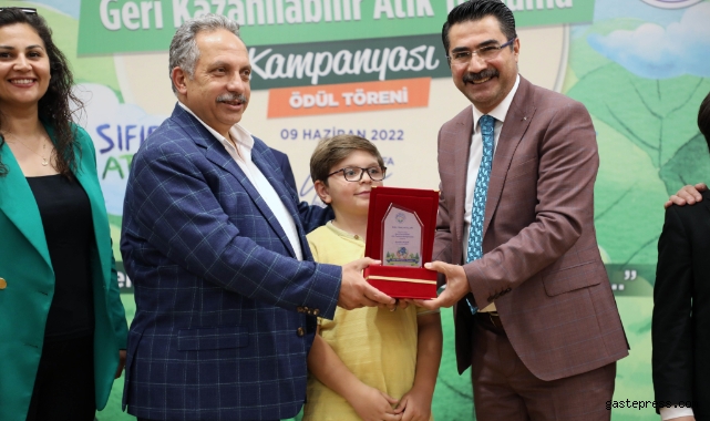 Kayseri Talas'ta atıklar dönüşüme, ödüller öğrencilere!