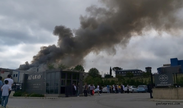 Kocaeli'de Kimya fabrikasında büyük yangın: 6 saat sonra söndürülebildi!