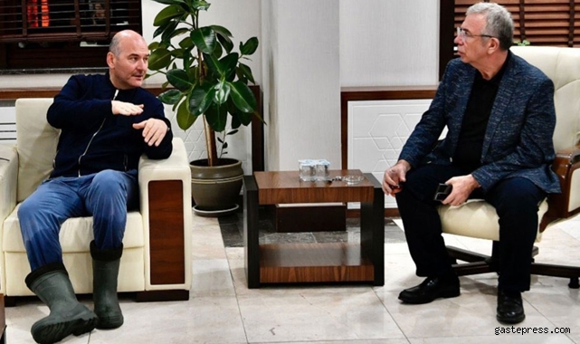 Mansur Yavaş cephesinden Süleyman Soylu fotoğrafı için açıklama! 'Poz vermek gibi bir gayesi yok'