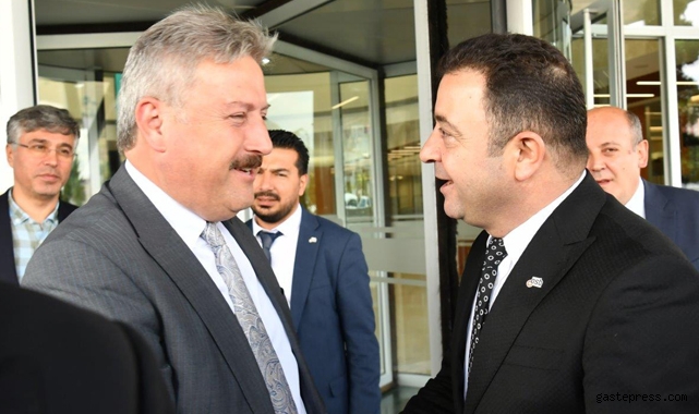 Melikgazi Belediye Başkanı Palancıoğlu, OSB Başkanı Yalçın'ı Ziyaret Etti!