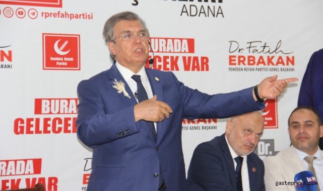 Prof Dr. Doğan Aydal, Adana'da çok net konuştu! "Cumhur İttifakı'nın  Cumhurbaşkanı adayı  Selçuk Bayraktar'dır"
