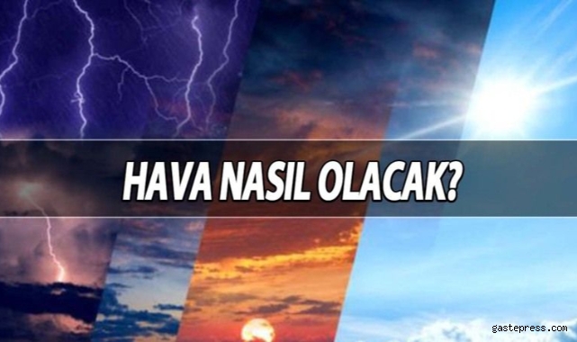 Yurtta hava durumu!