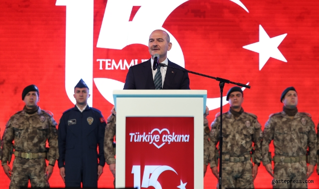 Bakan Soylu: " Son FETÖ’cüyü adalet önüne çıkarana kadar da mücadelemiz bitmeyecektir”