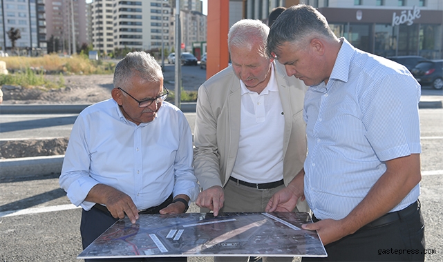 Başkan Büyükkılıç, Trafiğe açılan 17,5 Milyon TL'lik katlı kavşağı yerinde inceledi!