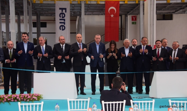 Cumhurbaşkanı Erdoğan'ın açılışını yaptığı FERRE yılda 1.5 Milyon ankastre üretecek!