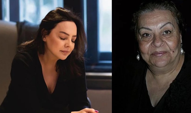 Ebru Gündeş, annesi Müjgan Bilgin'in cenazesinde zor anlar yaşadı!