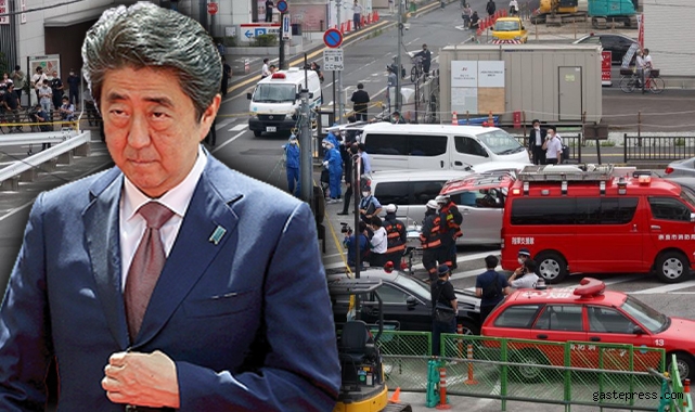 Japonya'da eski başbakan Abe silahlı saldırıya uğradı, durumu ağır!