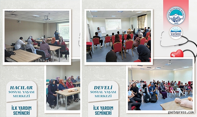 KAYMEK’ten ilçelerde ilk yardım semineri