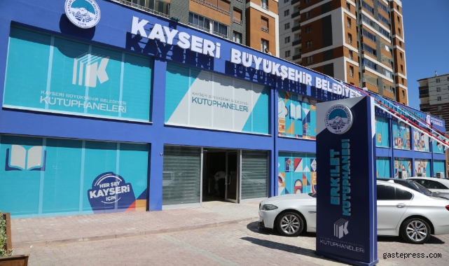 Kayseri Büyükşehir'den 9'ncu Kütüphane!