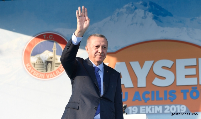 Kayseri'de Cumhurbaşkanı Erdoğan heyecanı!