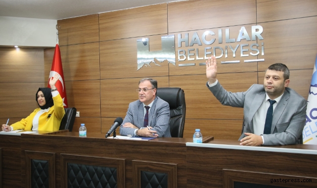Kayseri Hacılar Belediyesi Meclisi Temmuz ayı Toplantısı'nı yaptı!