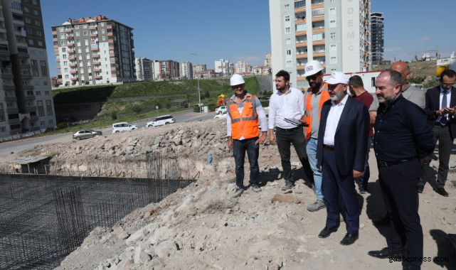 Kayseri Kocasinan'da 24 derslikli ve 6 ek ders sınıflı lisenin temeli atıldı!