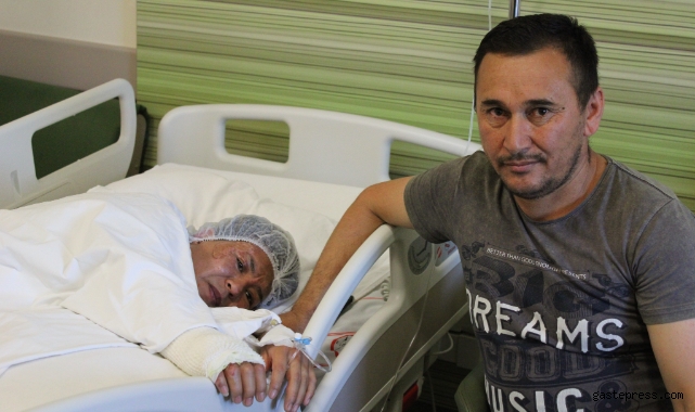 Komşusu tarafından havada yakalanan Zehra'dan teşekkür!