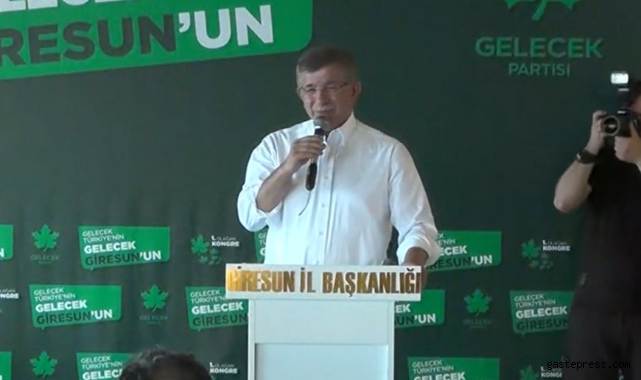 Ahmet Davutoğlu Giresun 1. Olağan İl Kongresinde güncel gelişmeleri değerlendirdi!