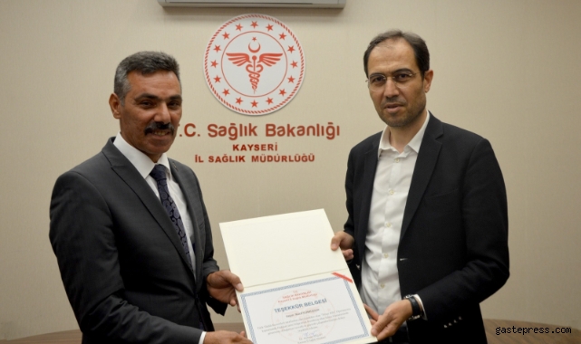 “Pençe Kilit” Operasyonunda Görev Alan UMKE Personeline Teşekkür Belgesi!