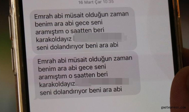 Sakarya'da restoran sahibi dolandırıldığını arkadaşının mesajıyla anladı!