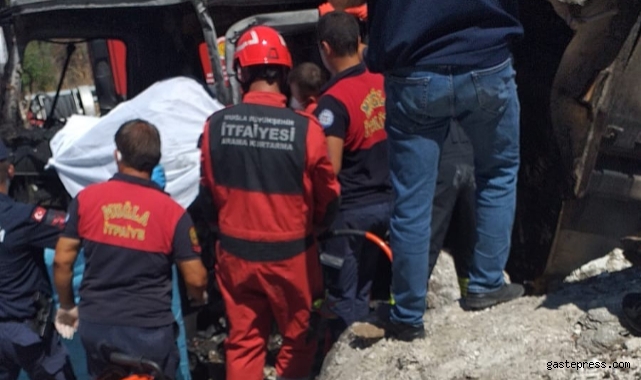 Talihsiz genç yanan tırda yaşamını yitirdi!