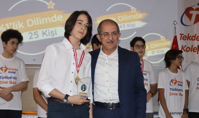Tekden Ortaokulu öğrencilerinden LGS'de büyük başarı!
