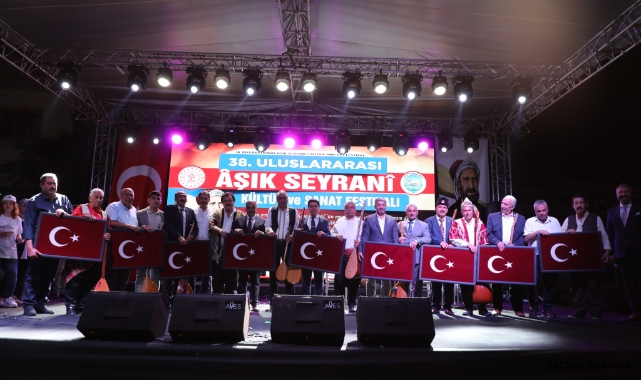 38. Uluslararası Âşık Seyrani Kültür ve Sanat Festivali başladı!