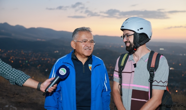 Başkan Büyükkılıç: “Ali Dağı, dünyada en önemli yamaç paraşüt merkezlerinden birisi”