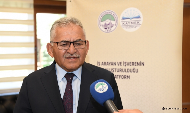 Başkan Büyükkılıç: “İşverenle iş arayanı buluşturduk, 2 bin 176 kişiye iş imkânı sunduk”