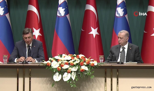 Cumhurbaşkanı Erdoğan'dan Slovenya ile savunma sanayinde iş birliği mesajı!