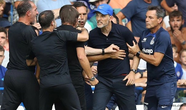 Dev derbiye Antonio Conte ile Thomas Tuchel kavgası damga vurdu!