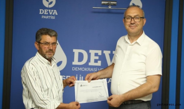 DEVA Partisi Kayseri Özvatan’a ilçe başkanı atadı!
