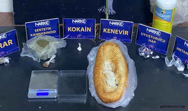 Ekmek arası uyuşturucu sevkiyatı!