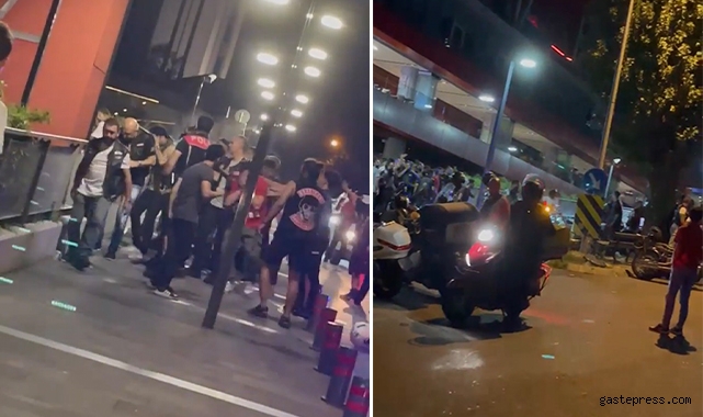 İstanbul’da polise saldıran gruba biber gazlı müdahale kamerada: 3 polis yaralı, 6 gözaltı!