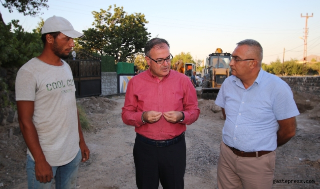 Kayseri Hacılar Belediye Başkanı Bilal Özdoğan çalışmaları incelerdi!