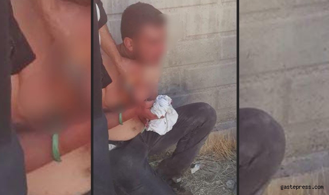 Küçük çocuğu kaçırmaya çalışan şahıs mahalleli tarafından linç edildi!