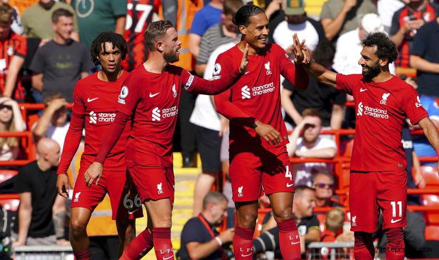 Liverpool, Bournemouth'u gole boğdu!