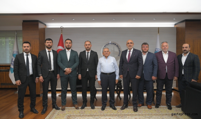 STK temsilcilerinden Başkan Büyükkılıç’a ziyaret!