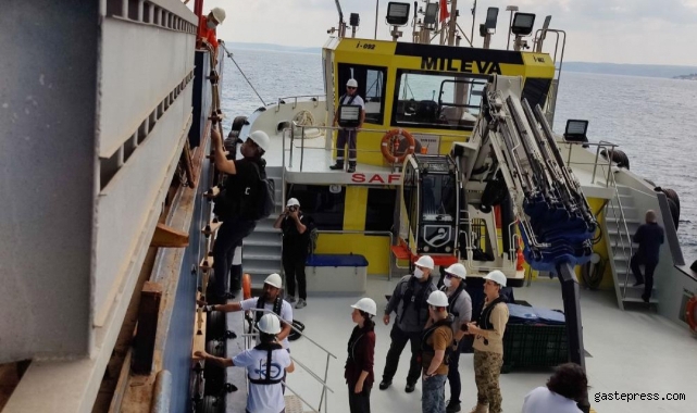 Tahıl yüklü Razoni gemisinde denetim tamamlandı!