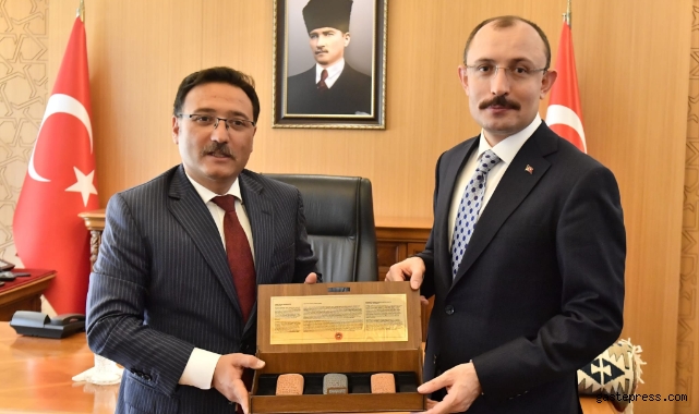 Ticaret Bakanı Mehmet Muş Kayseri Valiliğini Ziyaret Etti!