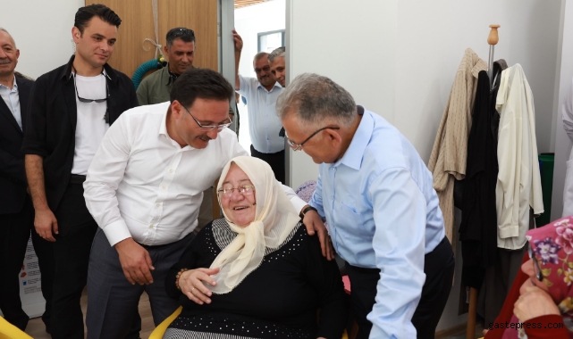 Vali Çiçek ile Başkan Büyükkılıç'tan özel çocuklar ve ulu çınarlara ziyaret!