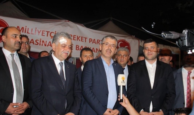 AK Parti İl Teşkilatı’ndan miting öncesi MHP’ye ziyaret!