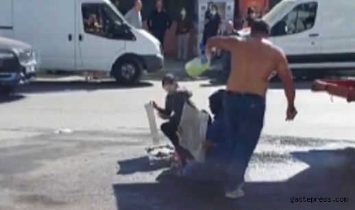 İzmir'de korku dolu anlar, benzin döküp çocuklarını yakmaya kalkıştı!
