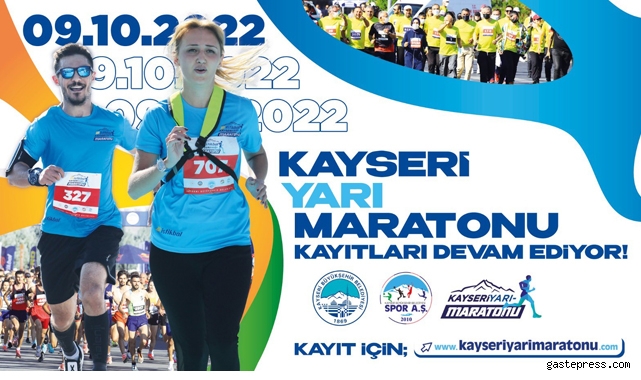 Kayseri Büyükşehir'in Yarı Maraton'unda Kayıtlar İçin Son Günler!