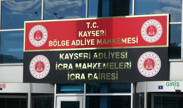 Kayseri'de 2022 yılının ilk 8 ayında 68 bin 755 icra dosyası açıldı!